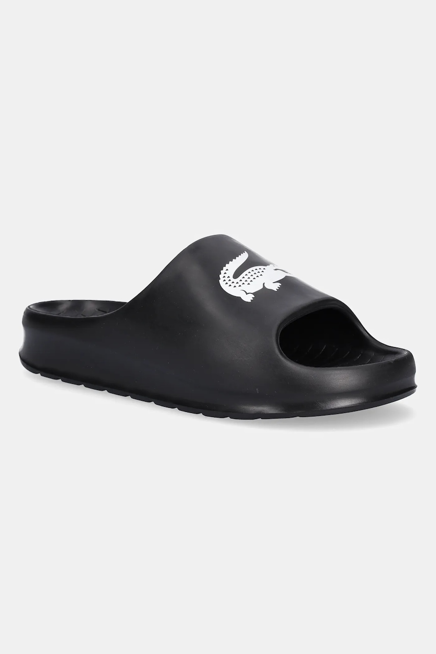 Lacoste papuci SERVE SLIDE 2.0 culoarea negru, 48CMA0010