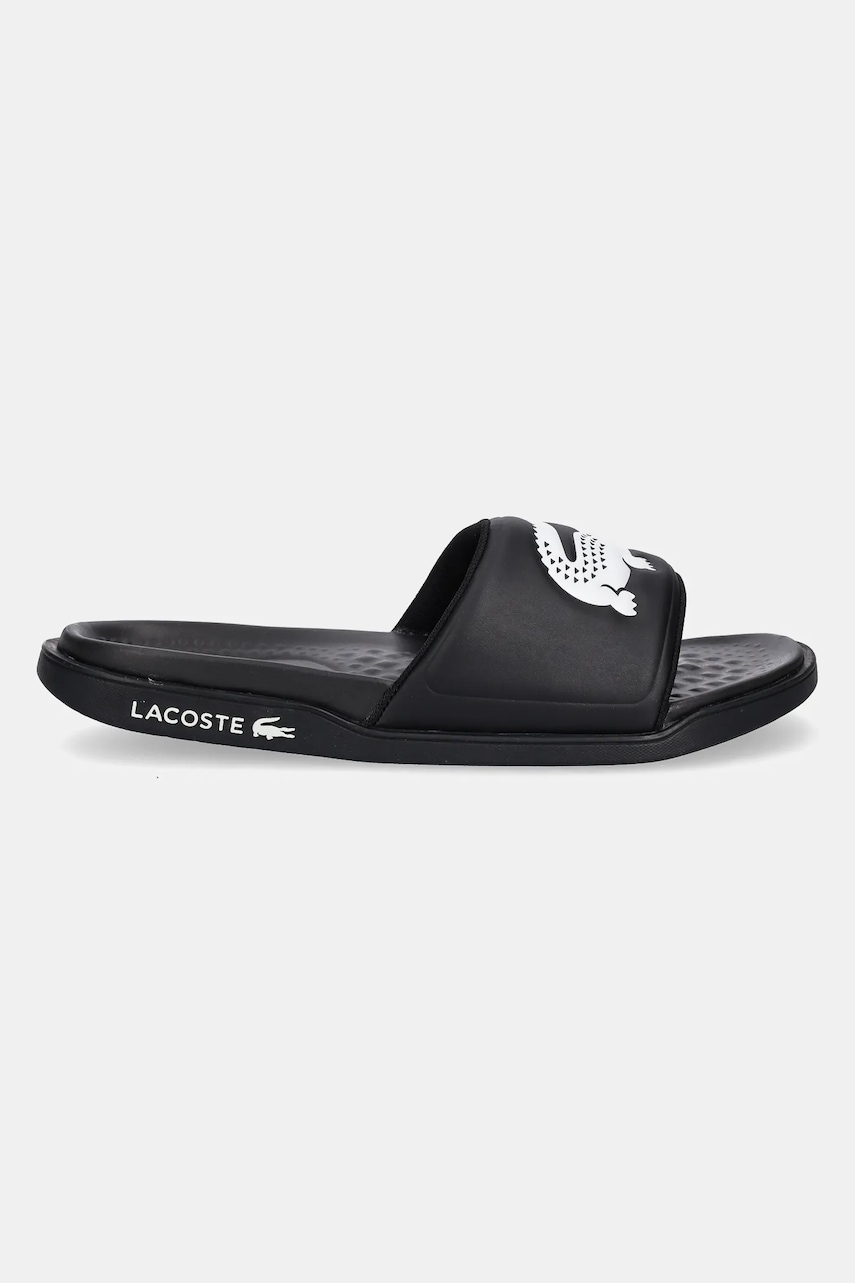 Шлепанцы Lacoste SERVE SLIDE DUAL цвет чёрный 49CMA0038 Шлепанцы Lacoste SERVE SLIDE DUAL цвет чёрный 49CMA0038
