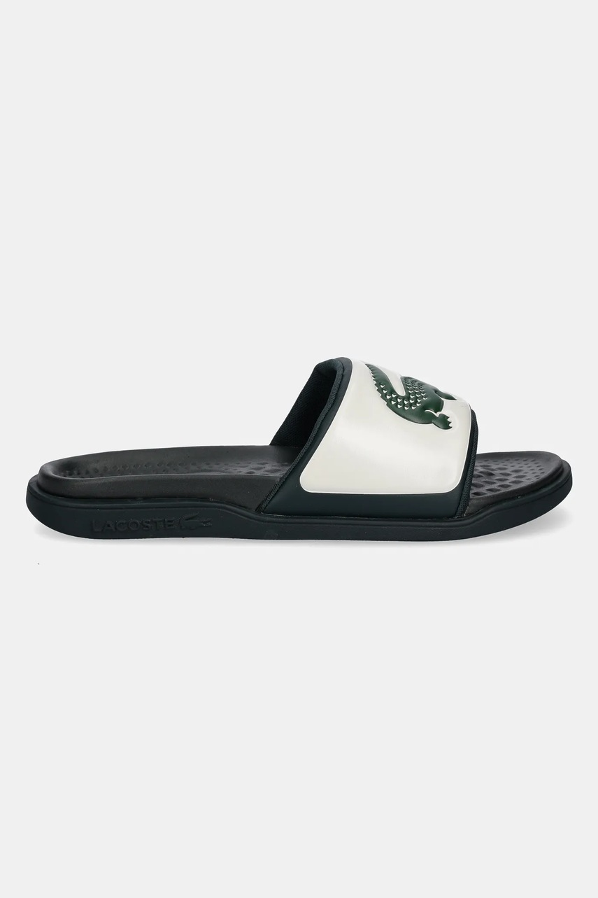Шлепанцы Lacoste SERVE SLIDE DUAL цвет зелёный 49CMA0040