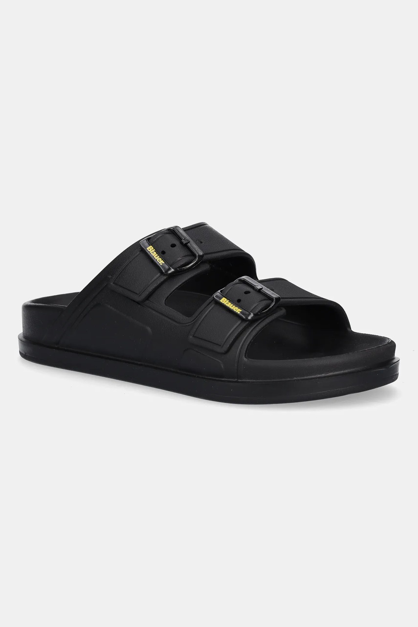 Blauer papuci HOLLEY barbati, culoarea negru, S5HOLLEY02