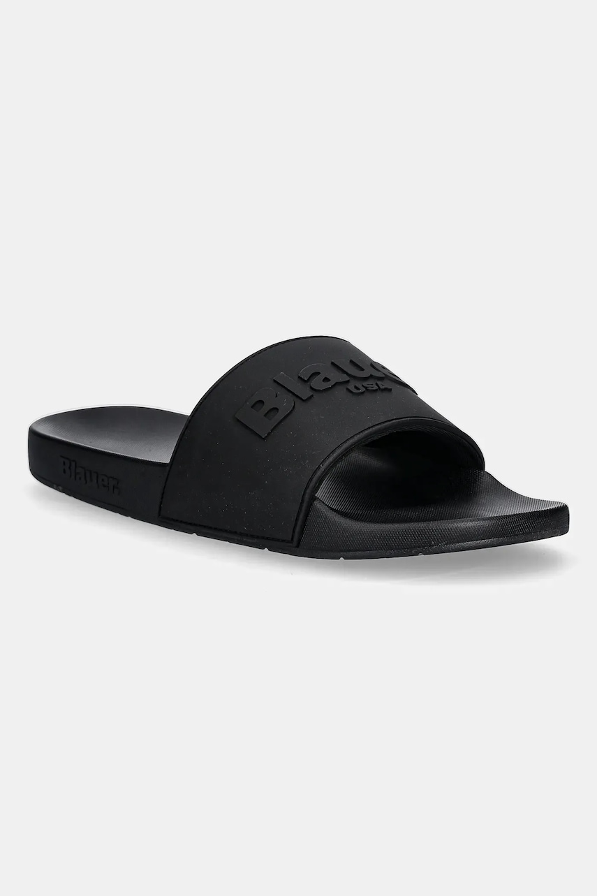 Blauer papuci JASPER culoarea negru, S5JASPER03