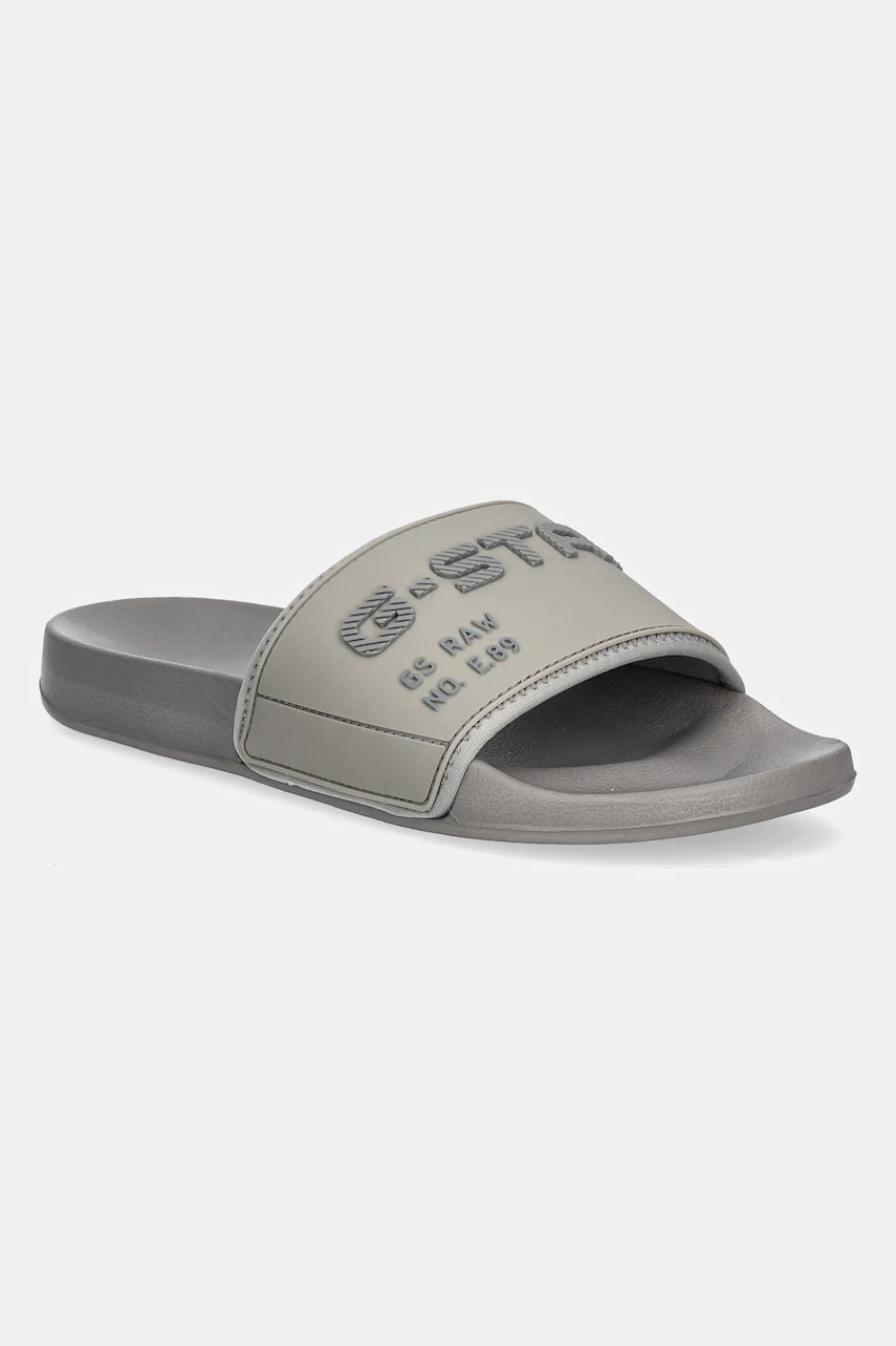 G-Star Raw papuci CART V TPU M bărbați, culoarea gri, D24807.C911 G-Star Raw papuci CART V TPU M bărbați, culoarea gri, D24807.C911