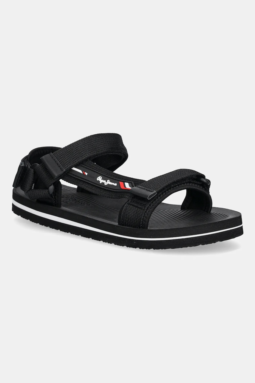 Pepe Jeans sandale WEST SPORT culoarea negru, PMS70161