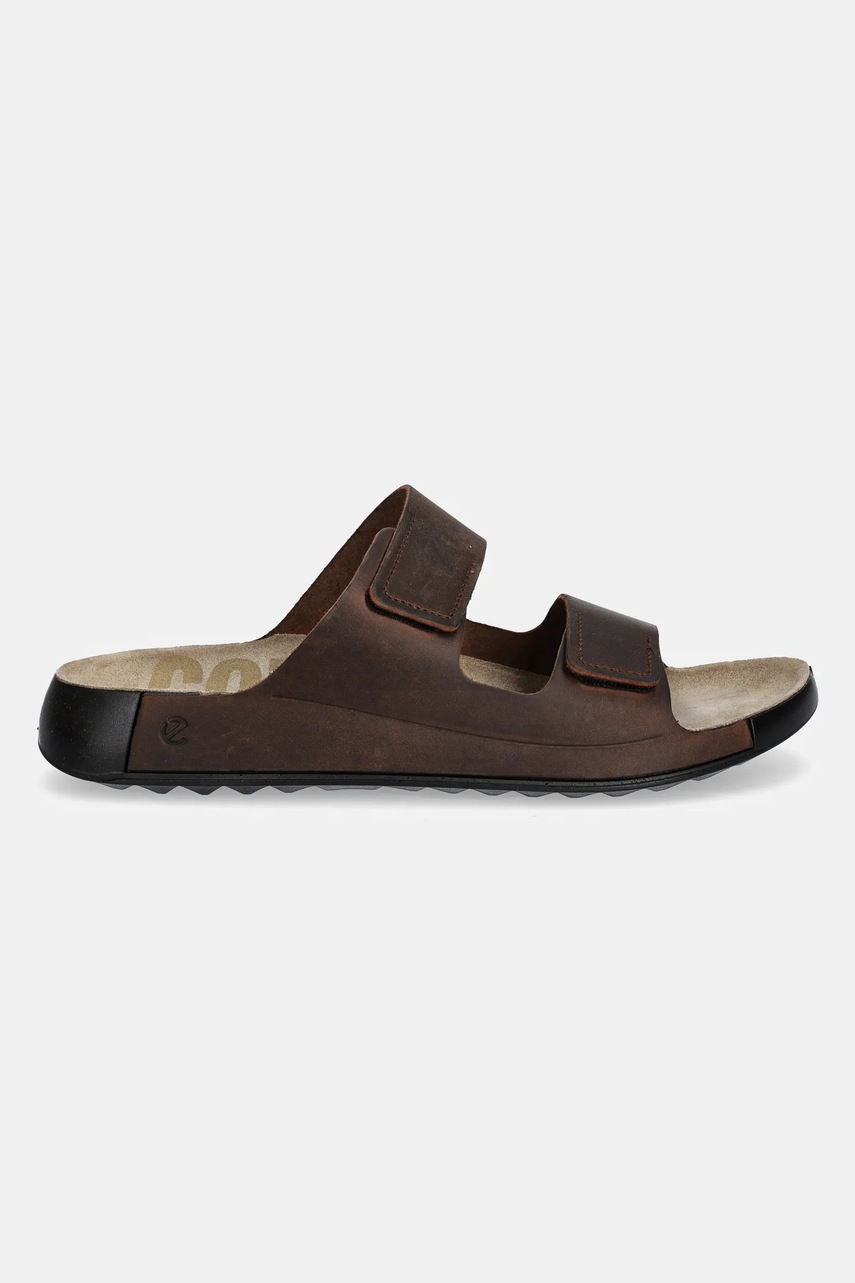 Nubukové pantofle Ecco Cozmo 2-Strap