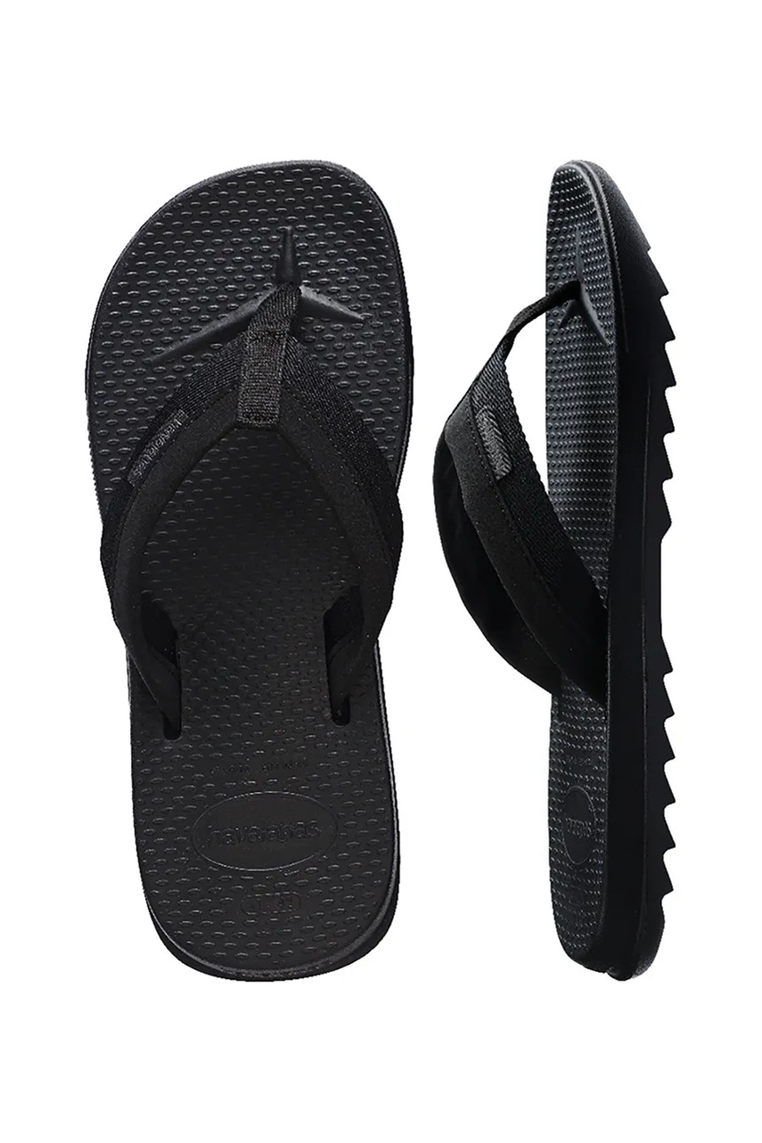 Σαγιονάρες Havaianas TRACK PLUS χρώμα: μαύρο, 4149926.0090 φωτογραφία