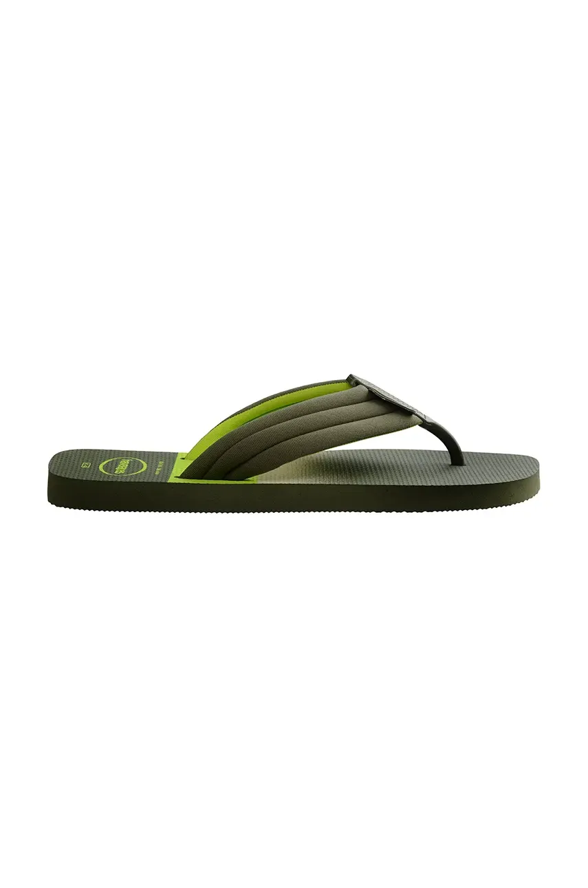 Вьетнамки Havaianas URBAN PRINT мужские цвет зелёный 4148359.4896 Вьетнамки Havaianas URBAN PRINT мужские цвет зелёный 4148359.4896