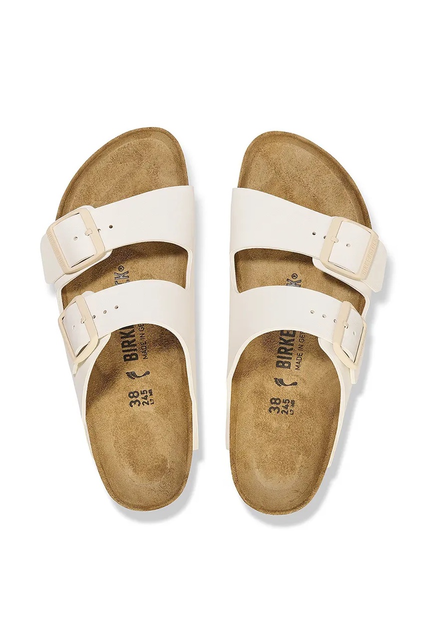 Шльопанці Birkenstock Arizona Birko-Flor колір бежевий 1027346 