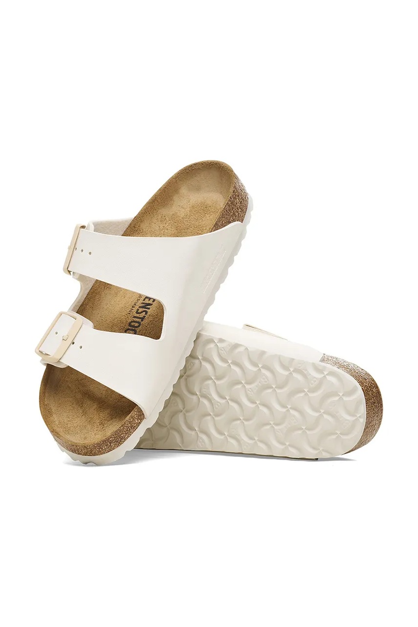 Шльопанці Birkenstock Arizona Birko-Flor колір бежевий 1027346 