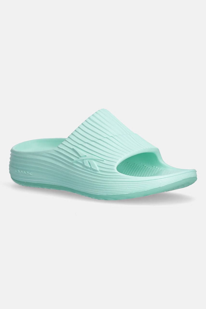 Reebok Classic papuci DMX RECOVERY SLIDE culoarea verde, 100221199 Reebok Classic papuci DMX RECOVERY SLIDE culoarea verde, 100221199