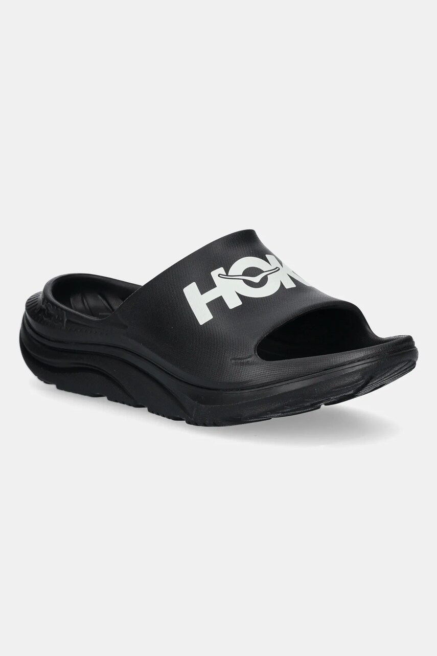Hoka papuci Ora Athletic Slide culoarea negru, 1155154