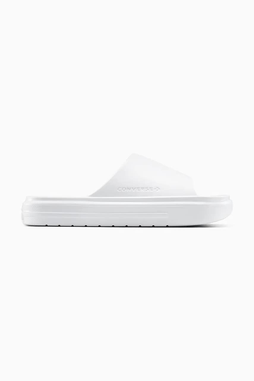 Converse papuci Chuck Iteration Slide culoarea alb, A12173C Converse papuci Chuck Iteration Slide culoarea alb, A12173C