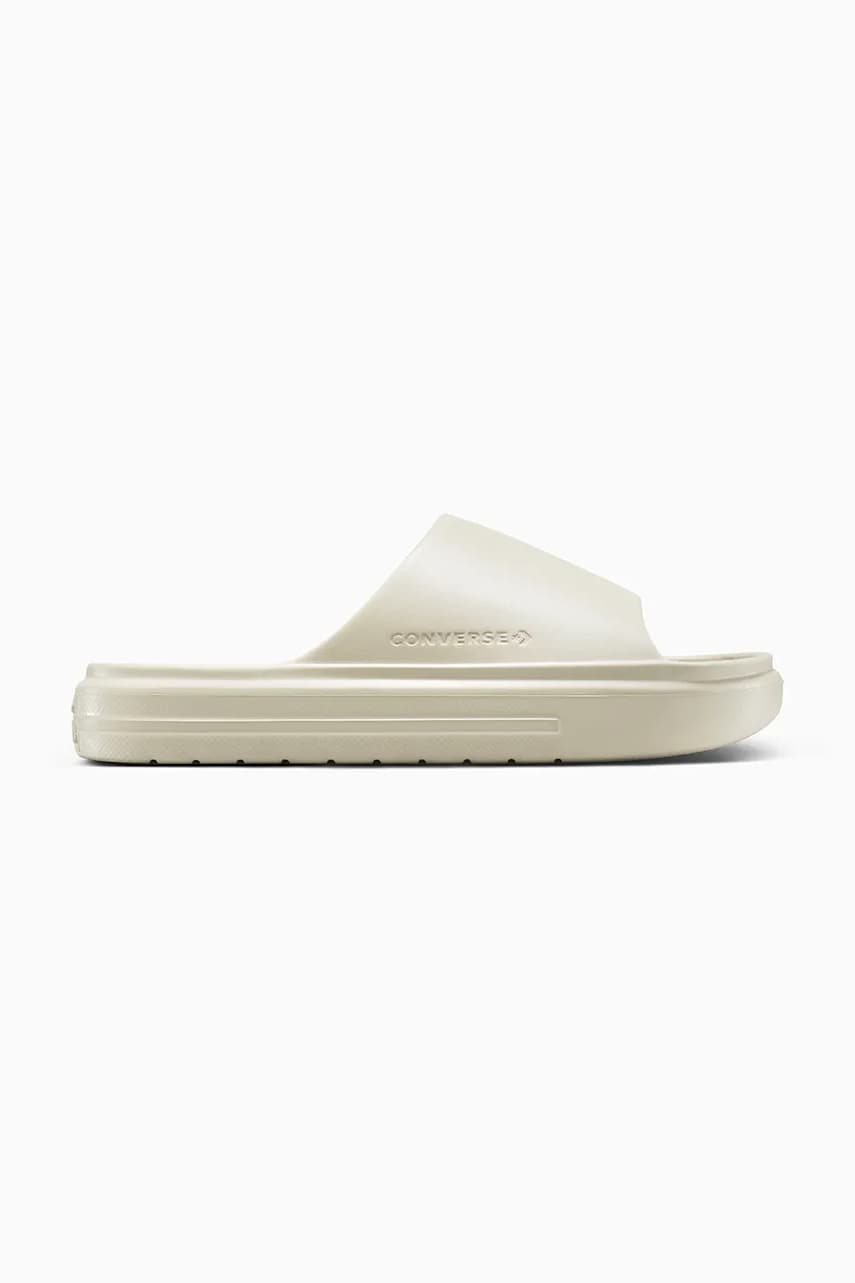 Converse papuci Essential Slide culoarea bej, A12175C Converse papuci Essential Slide culoarea bej, A12175C