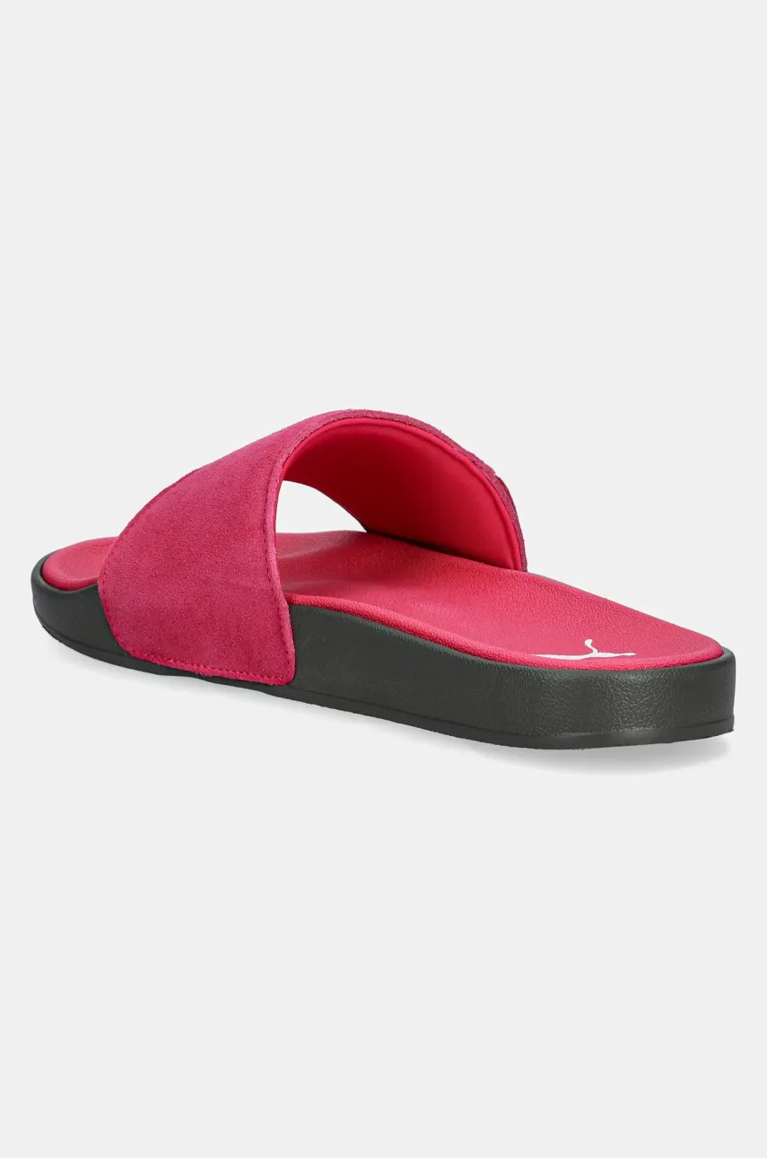 Puma papucs velúrból Leadcat 2.0 Palermo Foil rózsaszín, 399041 termék 2. képe