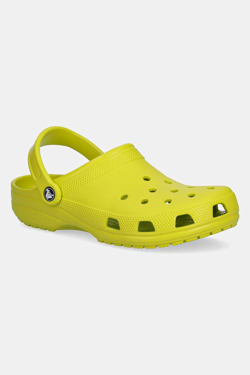 Crocs papuci Classic culoarea verde, 10001