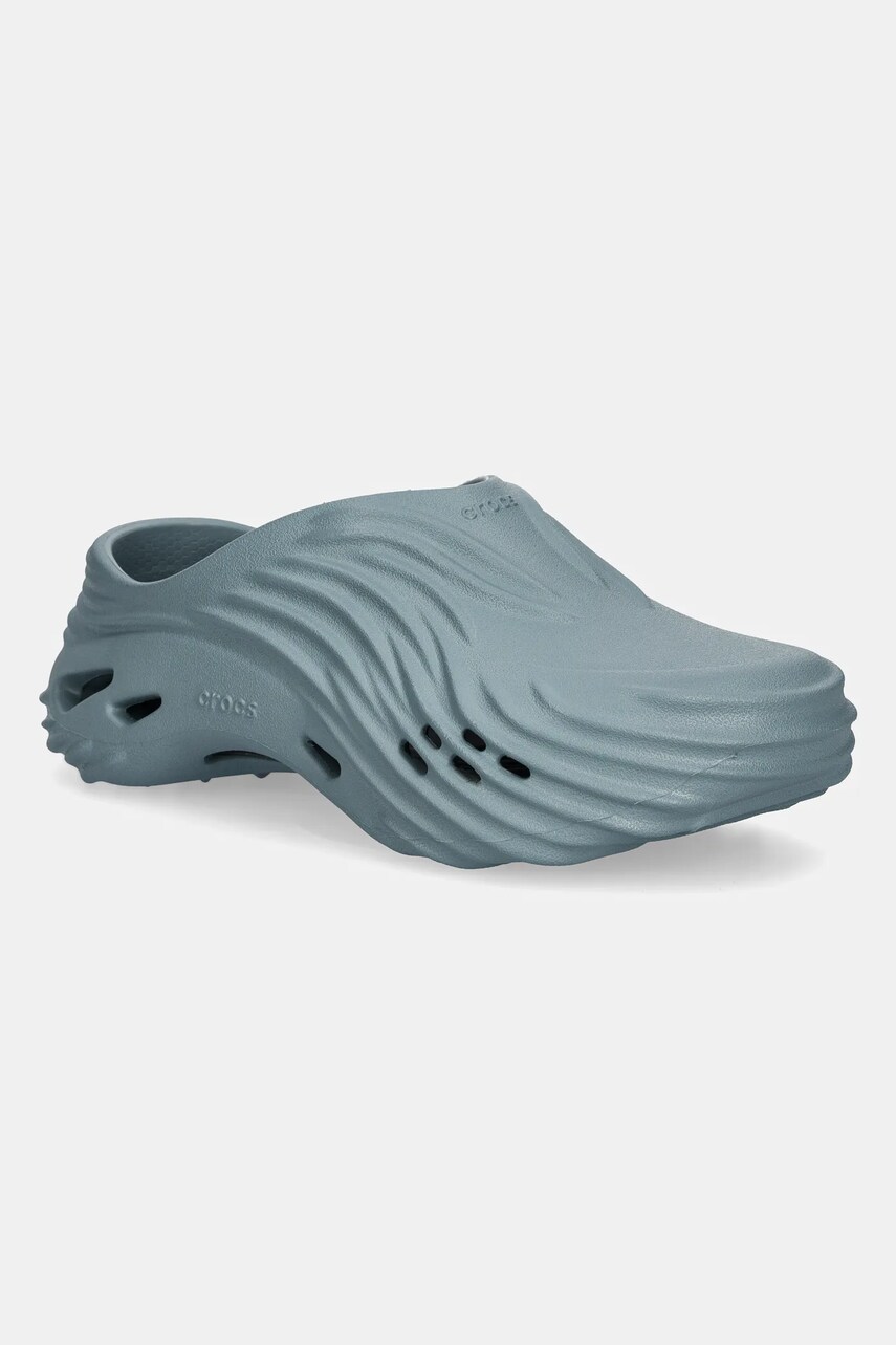 Levně Pantofle Crocs Echo Wave Clog zelená barva, 210521.3YO