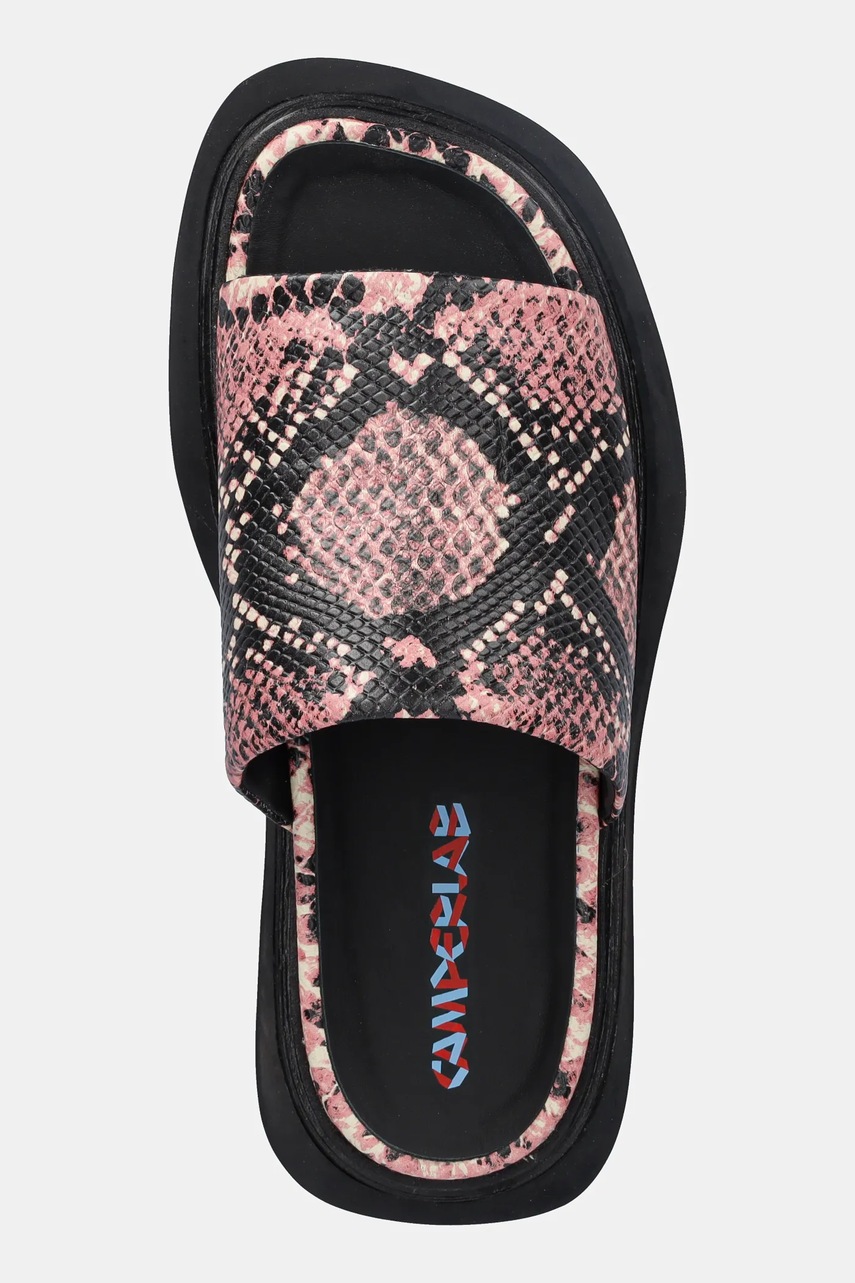 Δερμάτινες παντόφλες CAMPERLAB Nada χρώμα: ροζ, A500030.001 φωτογραφία