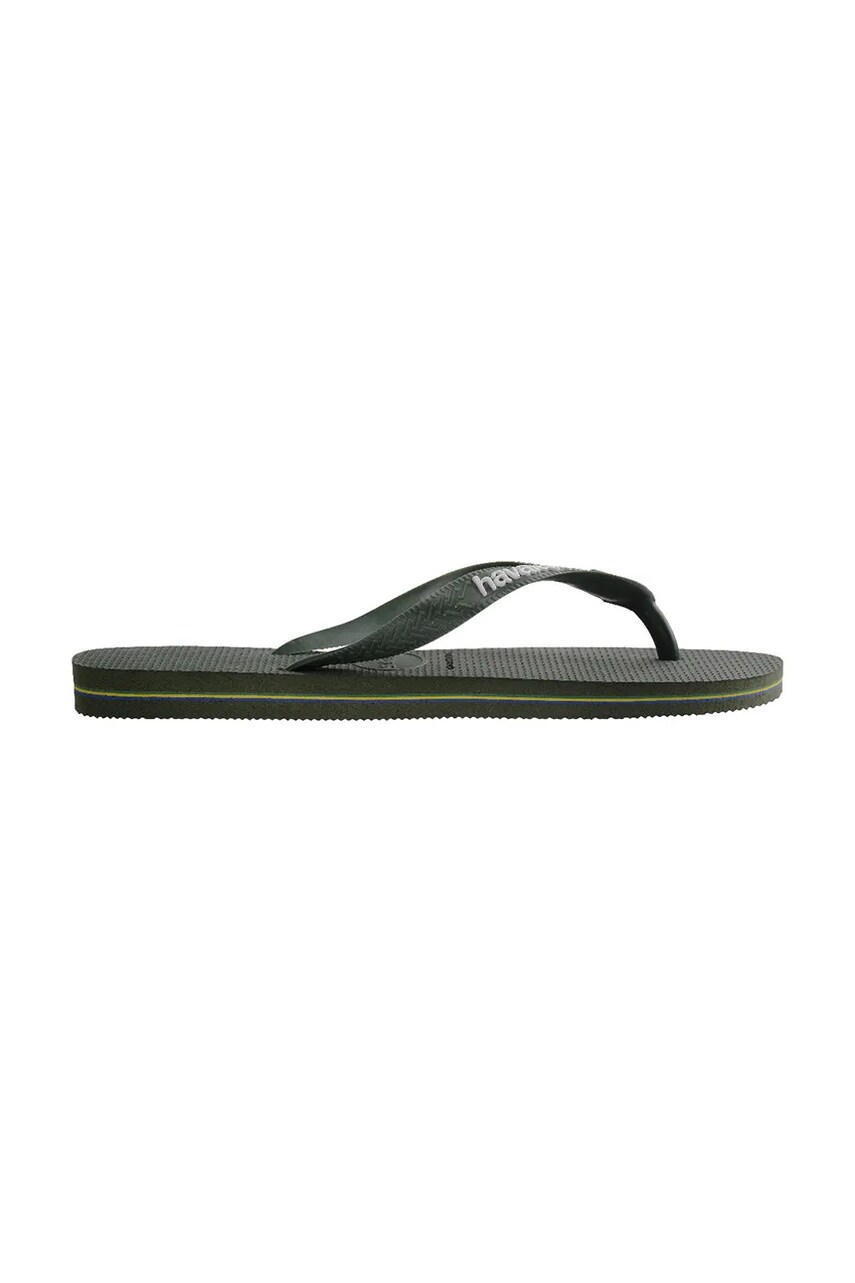 Шлепанцы Havaianas BRASIL LOGO цвет зелёный 4110850.5983 Шлепанцы Havaianas BRASIL LOGO цвет зелёный 4110850.5983
