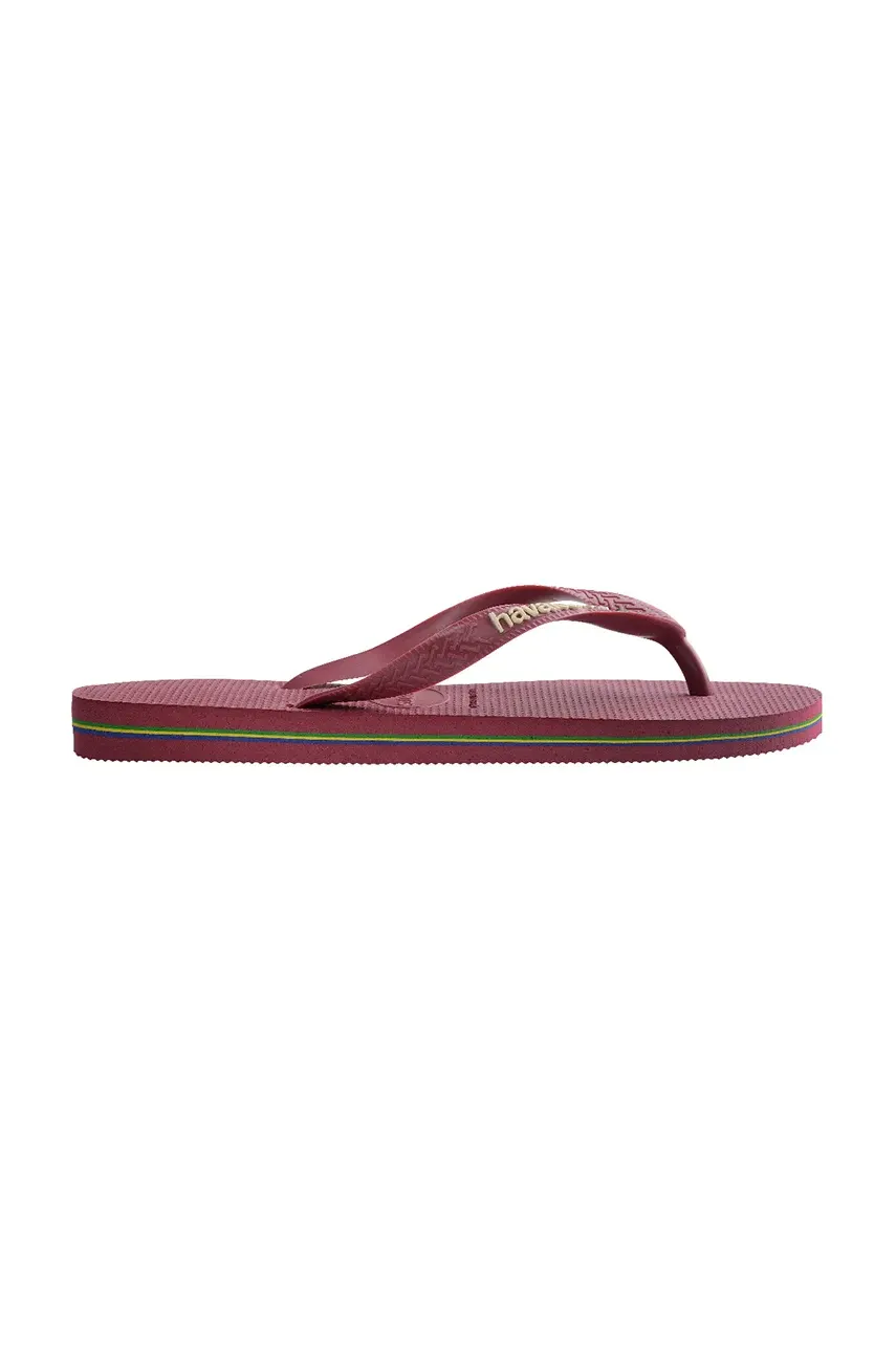 Вьетнамки Havaianas BRASIL LOGO женские цвет бордовый 4110850.9339 Вьетнамки Havaianas BRASIL LOGO женские цвет бордовый 4110850.9339