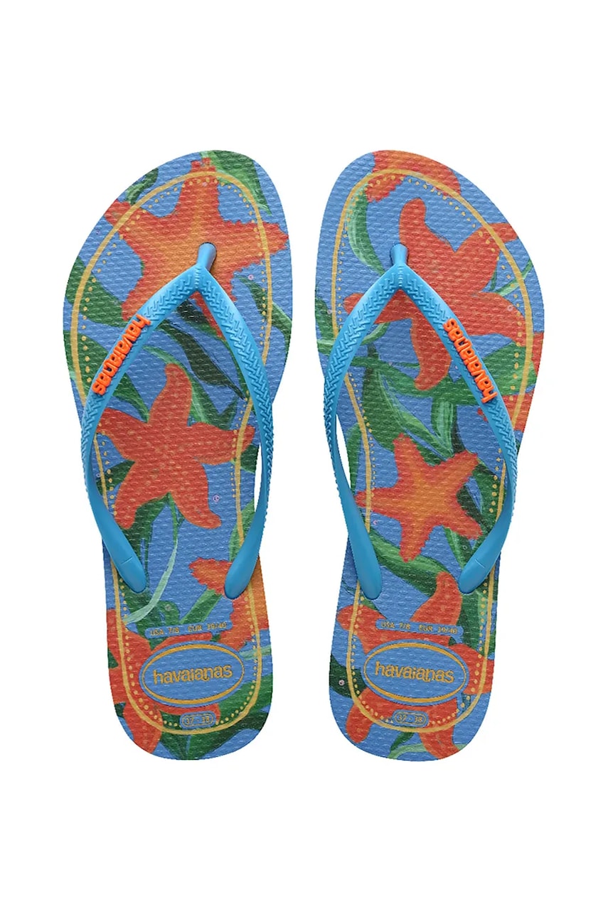 Levně Žabky Havaianas SLIM dámské, modrá barva, 4122111.0212