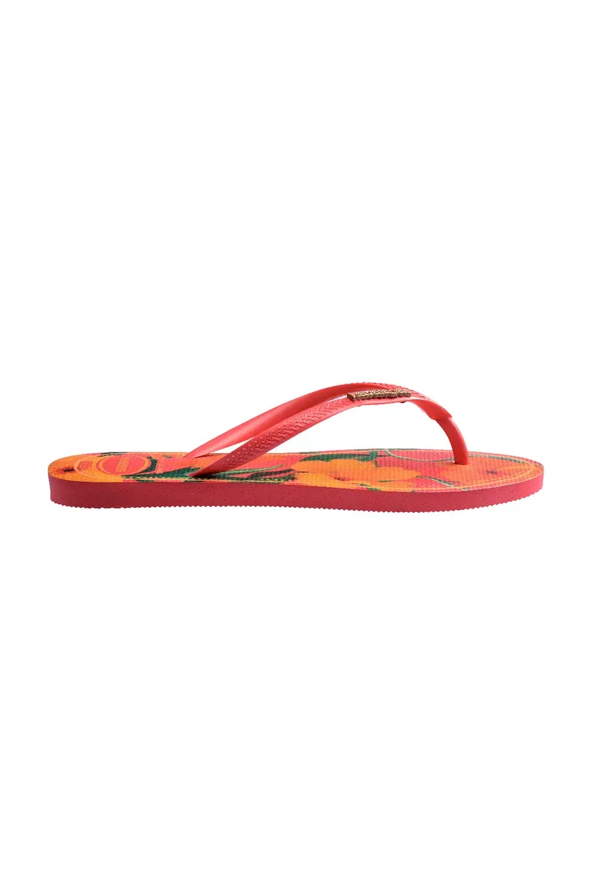 Шлепанцы Havaianas SLIM женские цвет оранжевый 4122111.9260 Шлепанцы Havaianas SLIM женские цвет оранжевый 4122111.9260