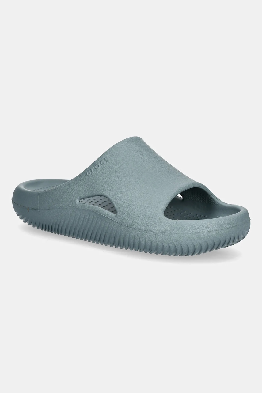 Crocs papuci Mellow Recovery Slide culoarea verde, 208392.0YO Crocs papuci Mellow Recovery Slide culoarea verde, 208392.0YO