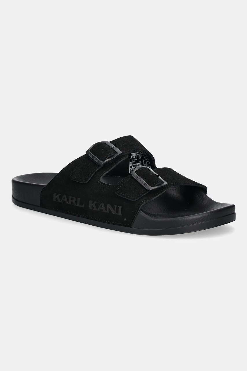 Karl Kani papuci Street Slide PRM culoarea negru, 1032256