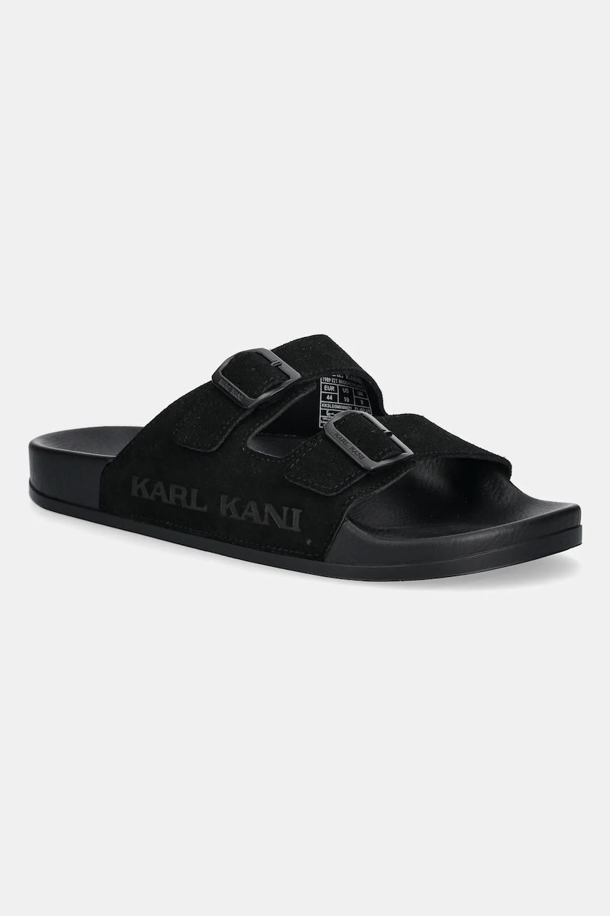 Karl Kani papuci Street Slide PRM culoarea negru, 1032256