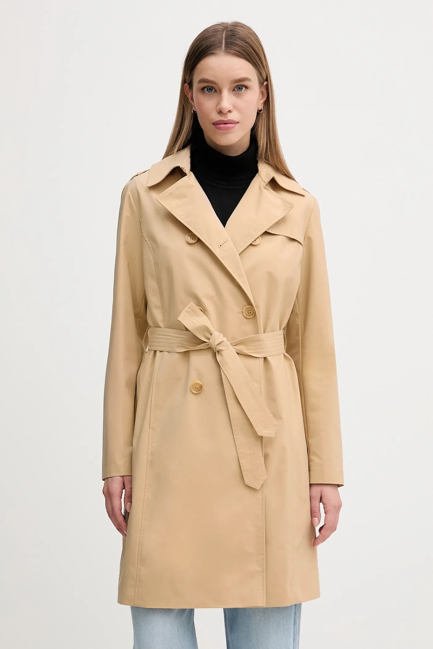 Joop! palton culoarea negru, de tranziție, cu două rânduri de nasturi, 30044769 10017375