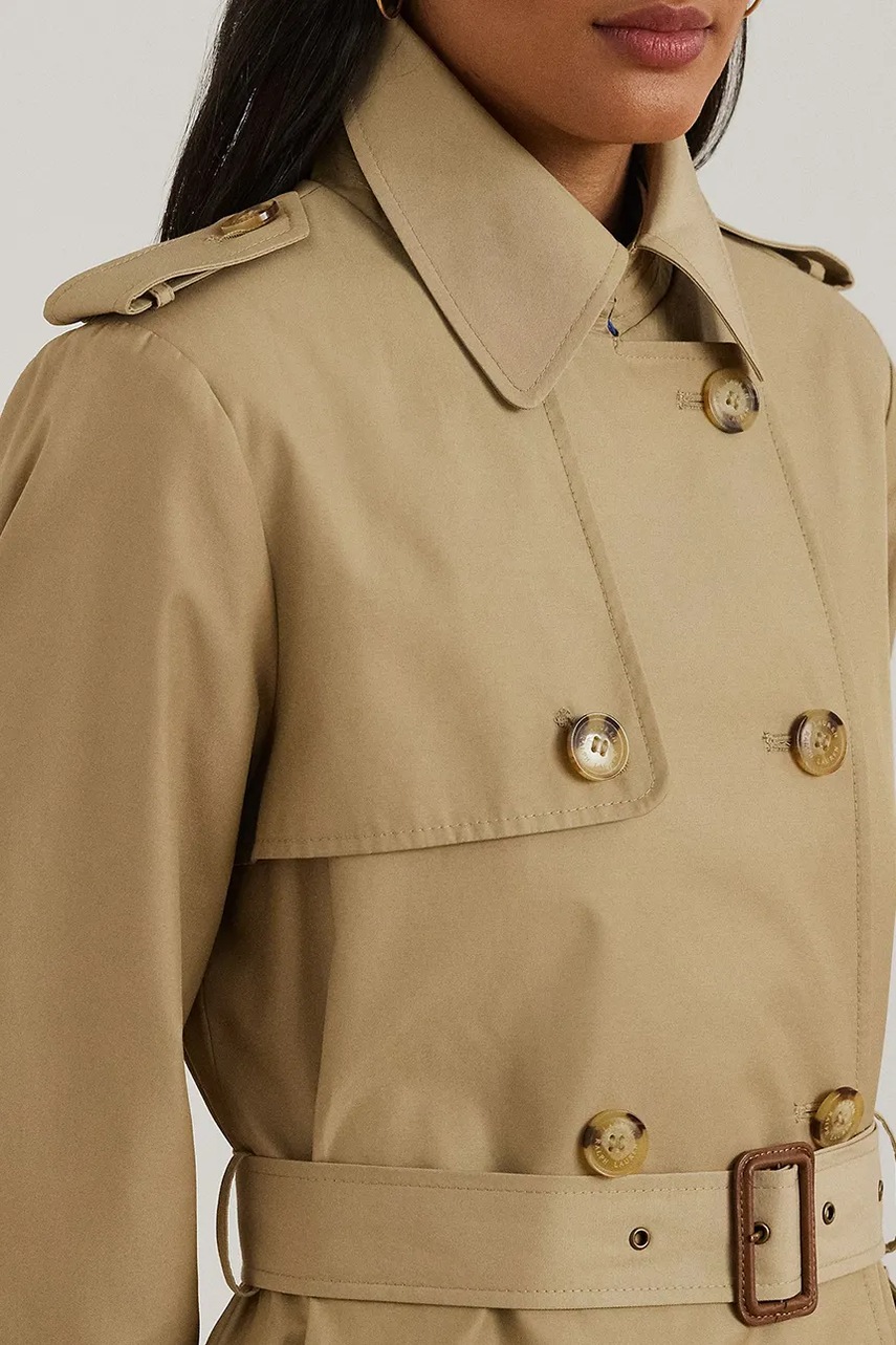 Тренч Lauren Ralph Lauren жіночий колір бежевий перехідний 297967122 