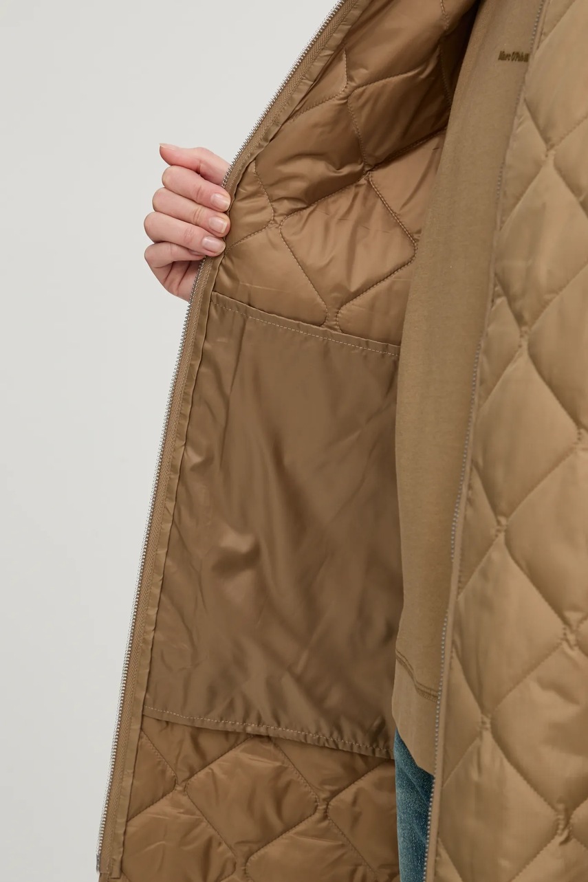 Куртка Marc O`Polo жіноча колір зелений перехідна oversize 5000005607 