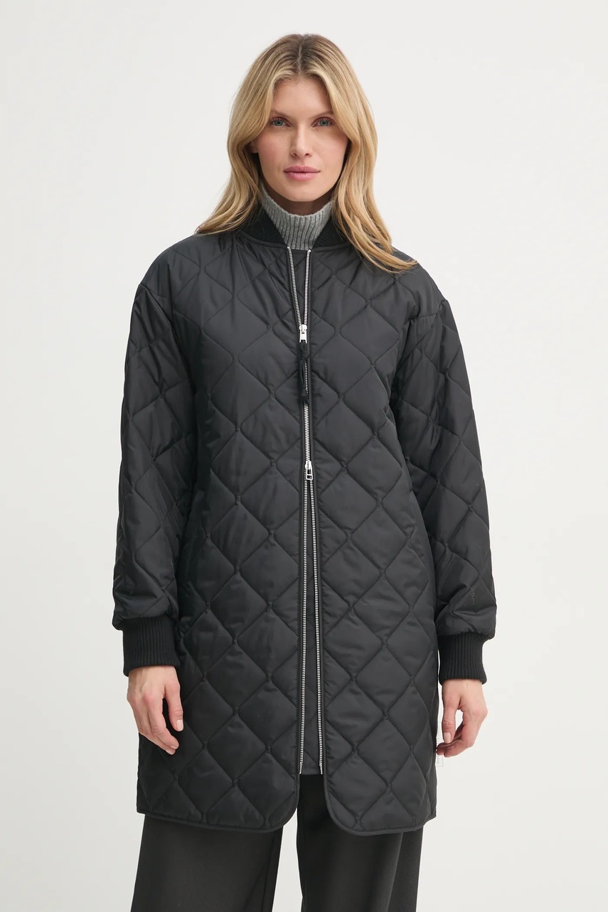 Marc O\'Polo geaca femei, culoarea negru, de tranzitie, oversize, 5000005607