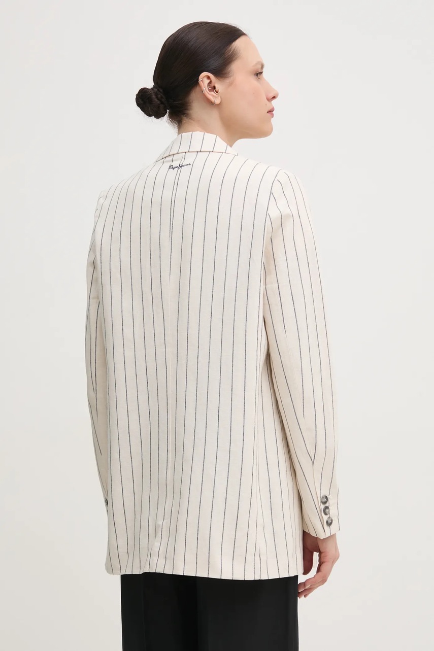Plátěné sako Pepe Jeans HANNAH