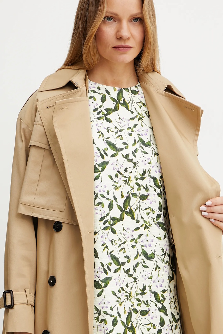 Bavlněný kabát Weekend Max Mara (obrázek 9)