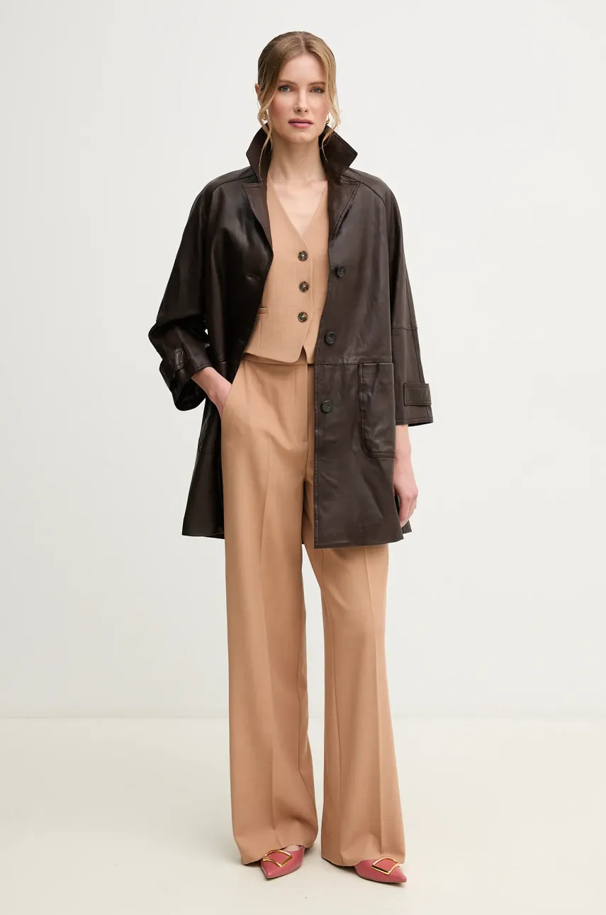 Пальто Weekend Max Mara женское цвет коричневый переходное 2515471011600 Пальто Weekend Max Mara женское цвет коричневый переходное 2515471011600