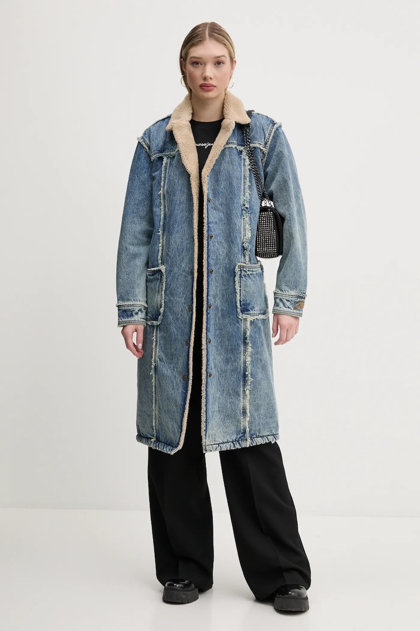 Джинсовый плащ Guess Originals женский переходной W5RG70 D4XY0 Джинсовый плащ Guess Originals женский переходной W5RG70 D4XY0