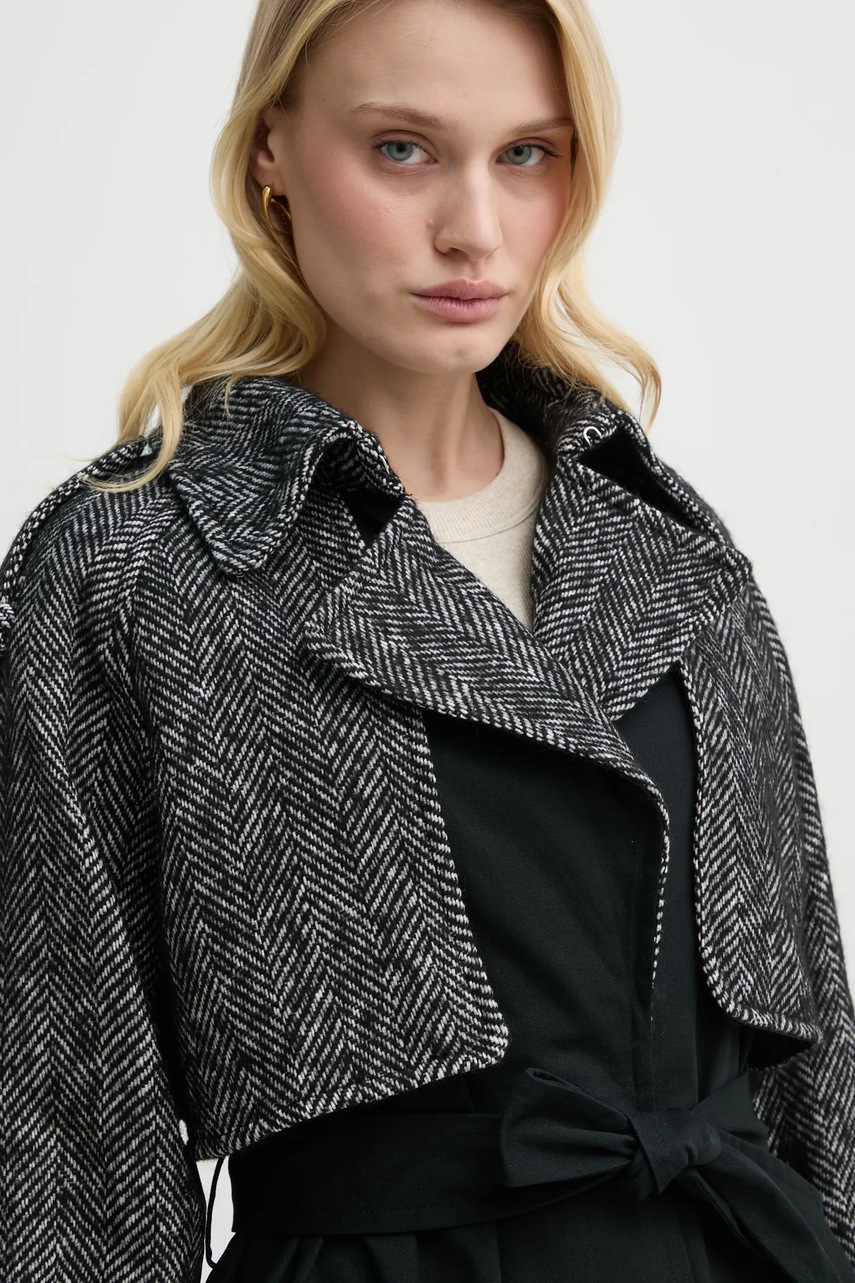 Kabát s příměsí vlny BA&amp;SH DINARA (obrázek 4)