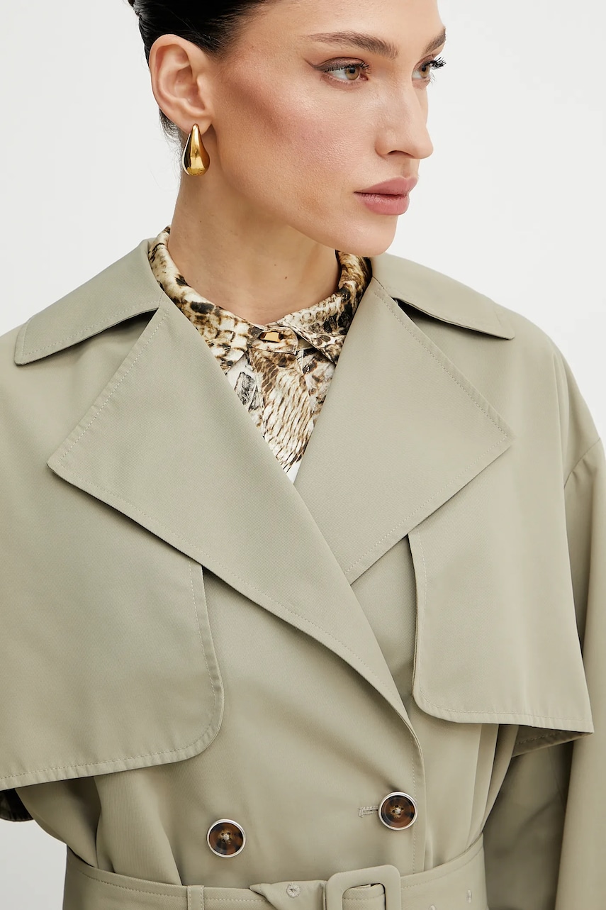 Тренч Guess AMIRA женский цвет зелёный переходной oversize W5GL33 WHAE2 Тренч Guess AMIRA женский цвет зелёный переходной oversize W5GL33 WHAE2