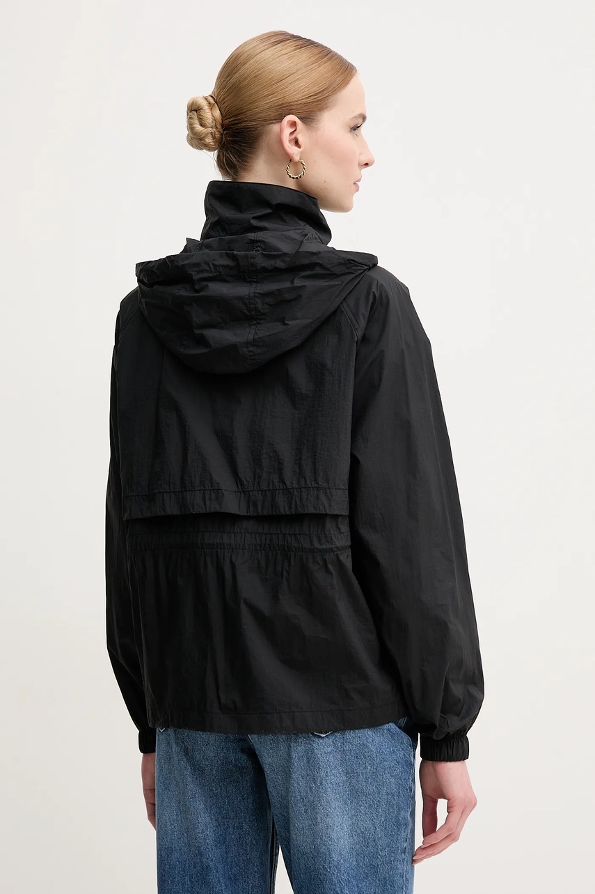 Tommy Hilfiger rövid kabát fekete, átmeneti, oversize, WW0WW45413 termék 2. képe