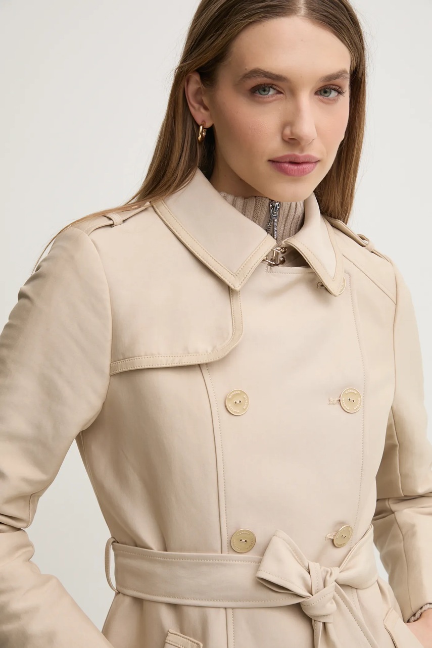 Καμπαρντίνα Morgan GSELAM χρώμα: μπεζ, GSELAM φωτογραφία