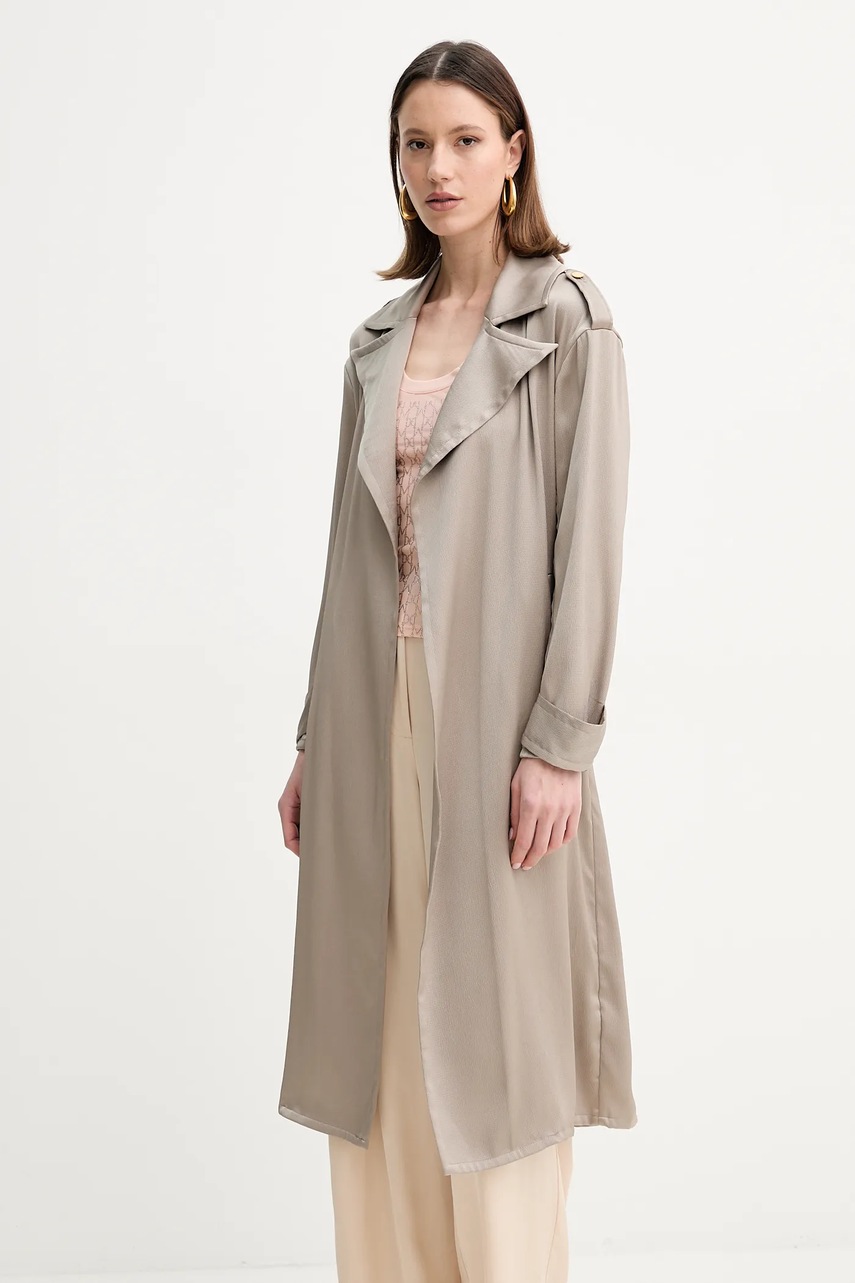 Παλτό Marciano by Guess EVA χρώμα: μπεζ, 5GGL09 7079A φωτογραφία