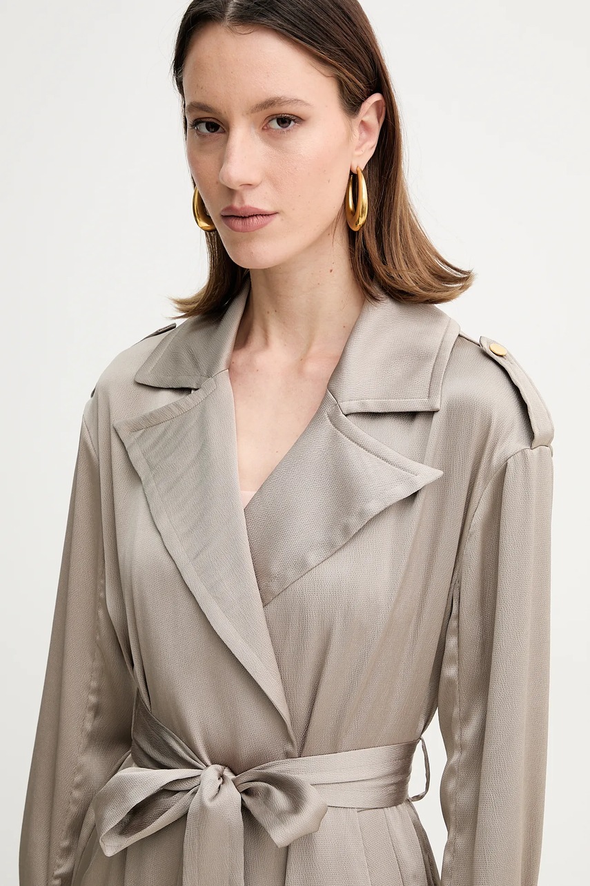 Παλτό Marciano by Guess EVA χρώμα: μπεζ, 5GGL09 7079A φωτογραφία