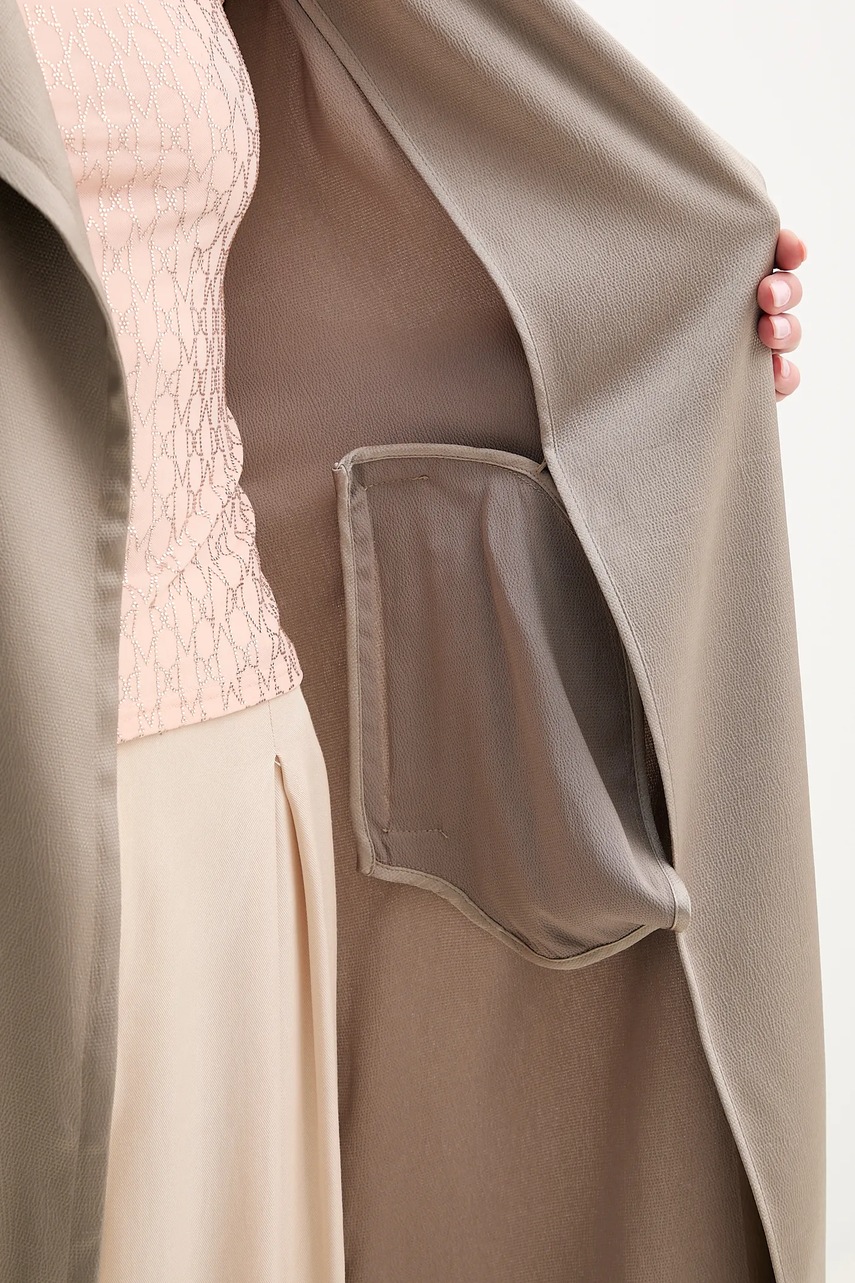 Παλτό Marciano by Guess EVA χρώμα: μπεζ, 5GGL09 7079A φωτογραφία