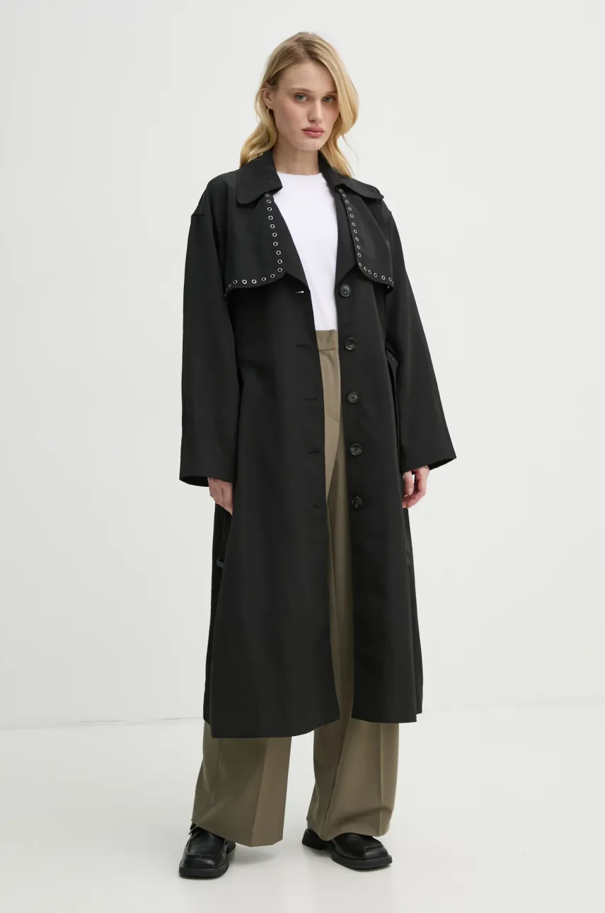 Пальто Bruuns Bazaar женское цвет чёрный переходное BBW4346 Пальто Bruuns Bazaar женское цвет чёрный переходное BBW4346