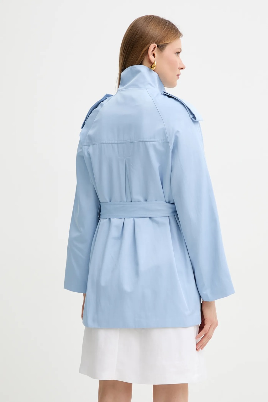 Παλτό Morgan GLINE χρώμα: μπλε, GLINE φωτογραφία