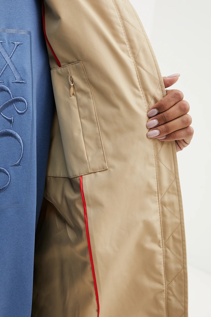 Μπουφάν MAX&Co. χρώμα: μπεζ, 2516081023200 φωτογραφία