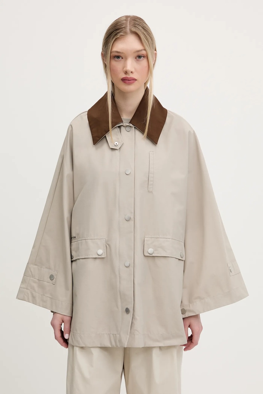 Bimba y Lola Μπουφάν Bimba Y Lola χρώμα: μπεζ, 251BR0417.10001