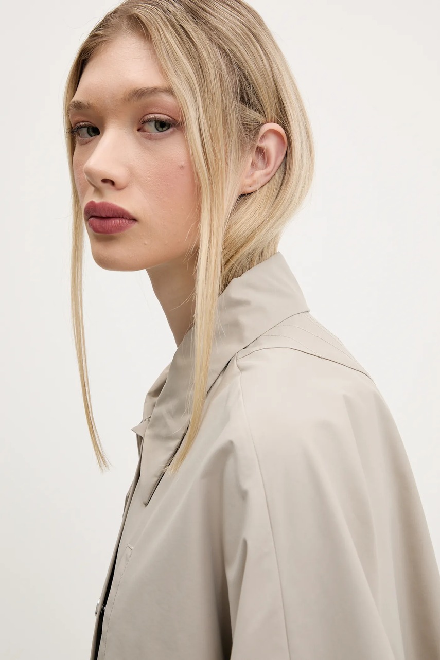 Μπουφάν Bimba Y Lola χρώμα: μπεζ, 251BR0417.10001 φωτογραφία