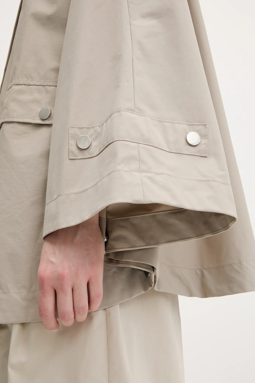 Μπουφάν Bimba Y Lola χρώμα: μπεζ, 251BR0417.10001 φωτογραφία