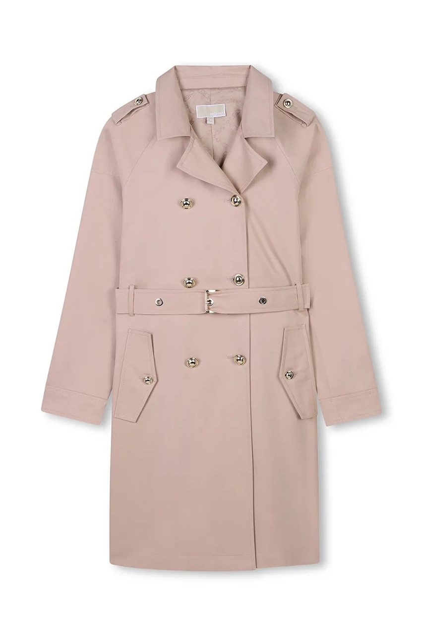 Детский тренч Michael Kors цвет розовый R30289 Детский тренч Michael Kors цвет розовый R30289