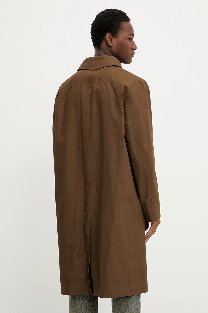 A.P.C. pamut kabát mac arthur férfi, barna, átmeneti, COERC.H01535 termék 2. képe